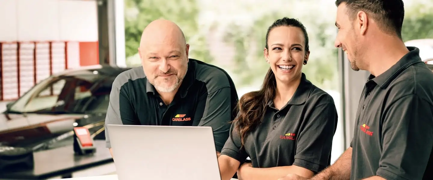 Kennenlerntag bei Carglass<sup>®</sup> – Werkstattmitarbeiter