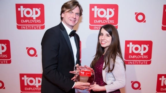 Verleihung des Awards Top Employer 